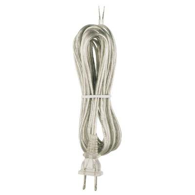 8' SILVER LAMP CORD