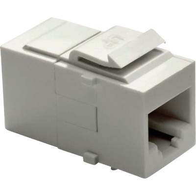 WHT CAT6 KEYSTNE COUPLER