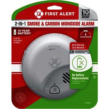 10YRBAT/DC SMKE/CO ALARM