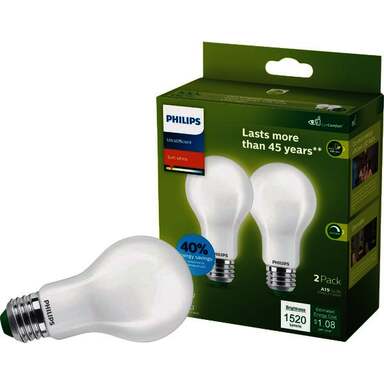 2PK 100WA19 SWFR LEDBULB