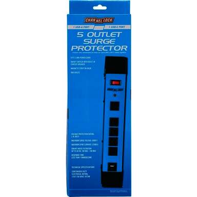 6' 5OUT/USB POWER STRIP