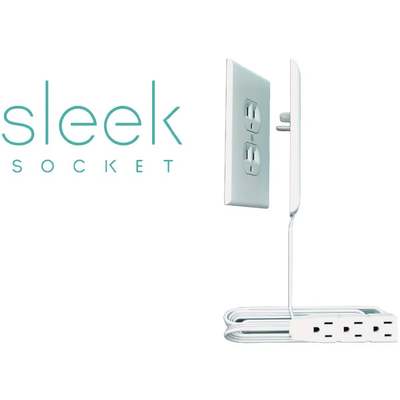 Sleek Socket 3 Outlet- 3' Cord