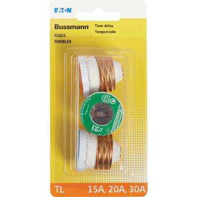 3pk BP-TL TD Plug Fuse Assorted