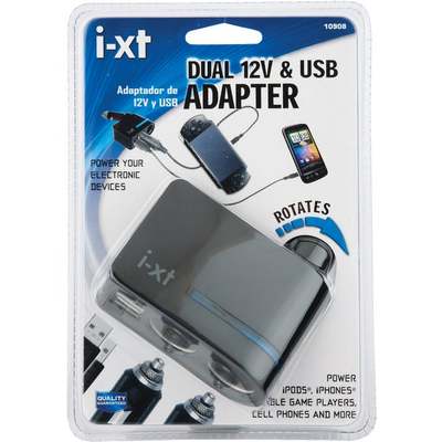 DUAL 12V & USB ADAPTER