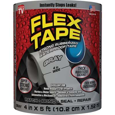 FLEX TAPE GRAY 4"X5'
