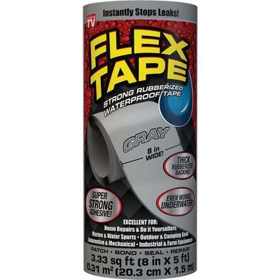 8"X5' GRAY FLEX TAPE