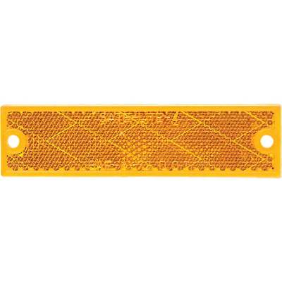 AMBER RECT REFLECTOR