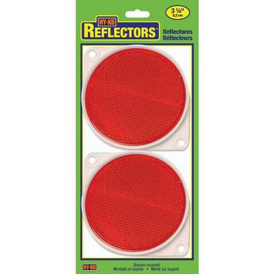 NAIL ON RED REFLECTORS