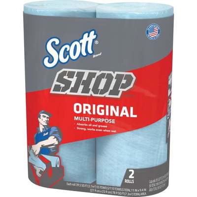 Scott 11 In. W x 9.4 In. L Disposable Original Shop Towel,