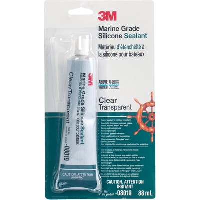 3OZ CLR MARINE SILICONE