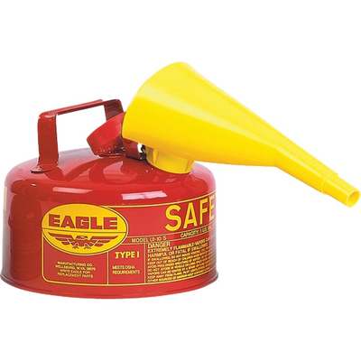 RED 1GAL GAS SAFETY CAN