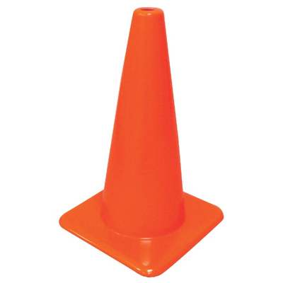 Safety Works Professional 18 In. H. Hi-Vis Orange Safety Cone