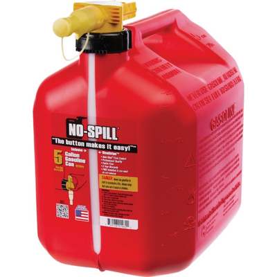 5+Gal Gas Can No Spill Plastic