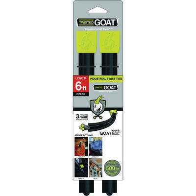 6 FT 2PK TWISTED TIES