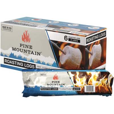 6PK ROASTING FIRE LOG