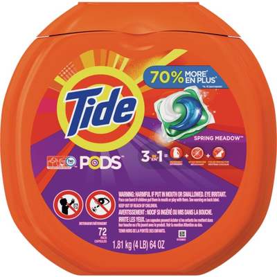 72CT TIDE PODS DETERGENT