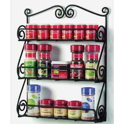 BLACK SPICE RACK