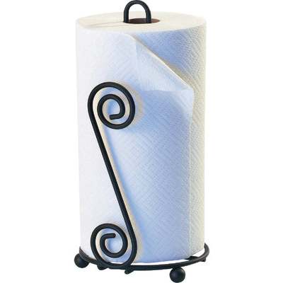 COUNTERTP BLK TWL HOLDER