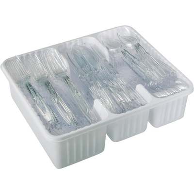 PLSTC CUTLERY COMBO TRAY