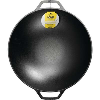 14" CAST IRON WOK