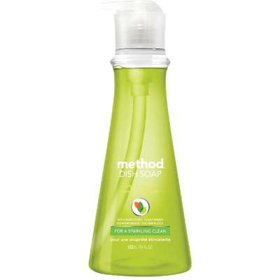 18OZ DISH SOAP LIME & SS