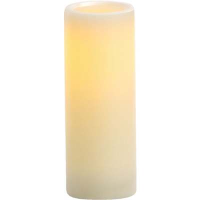 3X8 CREAM PILLAR CANDLE