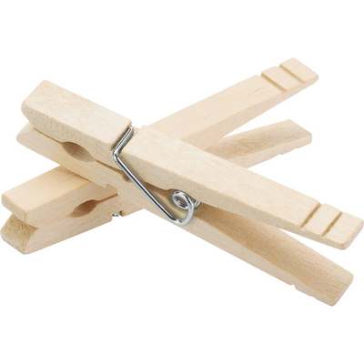 100 CT WOOD CLOTHES PIN