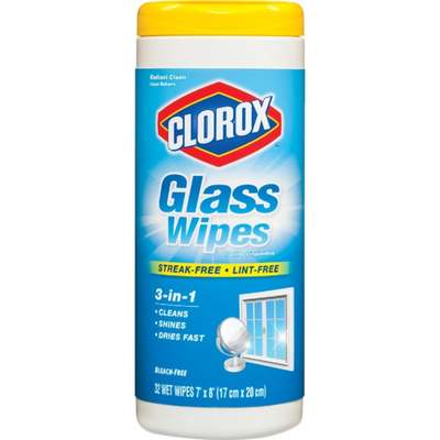 CLOROX WIPES GLASS