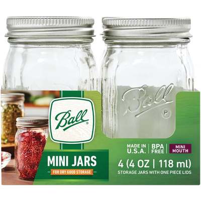 4OZ 4CT BALL MINI JAR