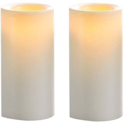 2PK WHITE VOTIVE CANDLE