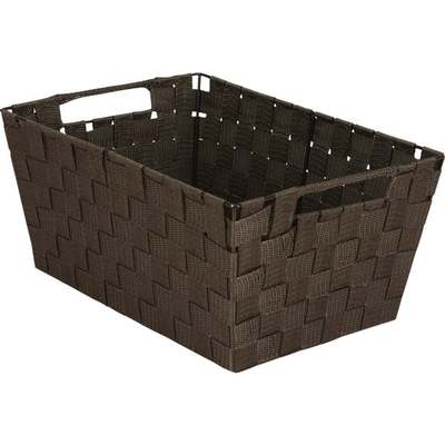 LARGE BROWN WOVEN BASKET