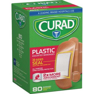 80ct Bandages Assorted