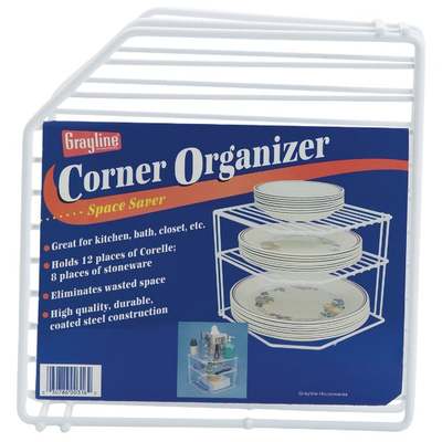 *WHITE CORNER ORGANIZER