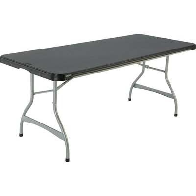 6' BLK COMM FOLD TABLE