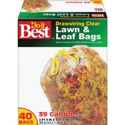 40CT 39GAL CL LWN/LF BAG