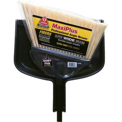 ANGLE BROOM W/DUST PAN