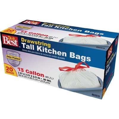 20CT 13GL LAV TRASH BAG