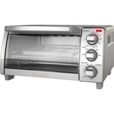 B&D 4-SLICE SS TOASTER OVEN