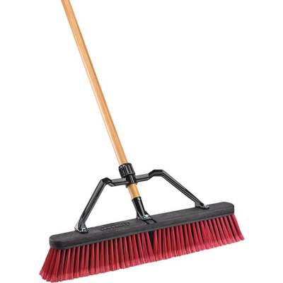 24" COMMERCL PUSH BROOM