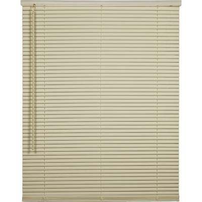 Home Impressions 23 In. x 42 In. x 1 In. Ivory Vinyl Light Filtering