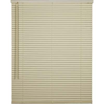 Home Impressions 23 In. x 64 In. x 1 In. Ivory Vinyl Light Filtering