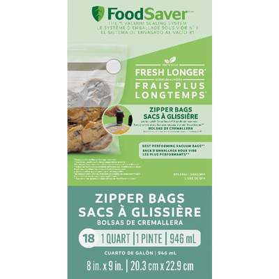 26CT QT ZIPPER BAGS