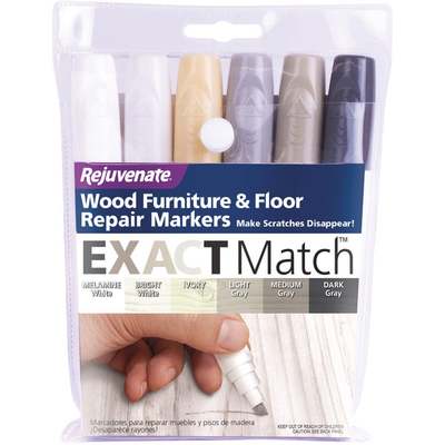 6PK WHITE & GRAY MARKER