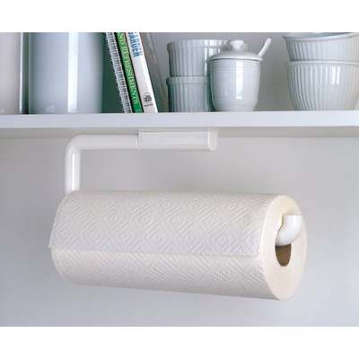 WALL MNT WHT PLST HOLDER