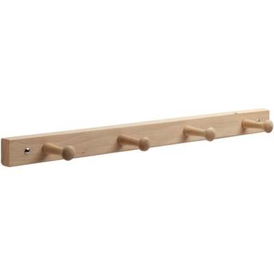 4 PEG WOOD RACK