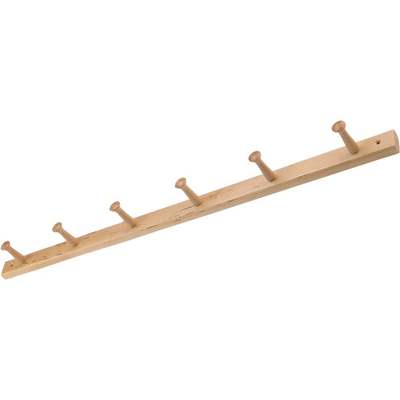 6 PEG WOOD RACK