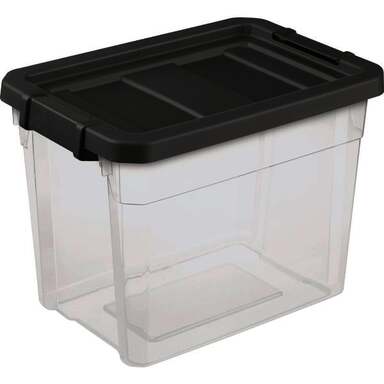 30QT GRY STACKER BOX