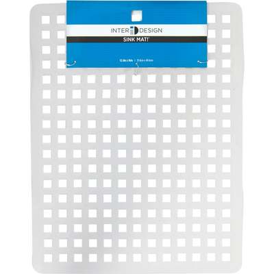 SINK MAT CLEAR  12.5X16"