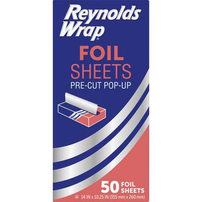 50CT ALUMINUM FOIL SHEET