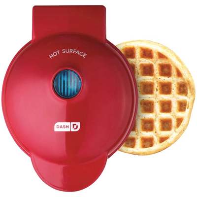 RED MINI WAFFLE MAKER